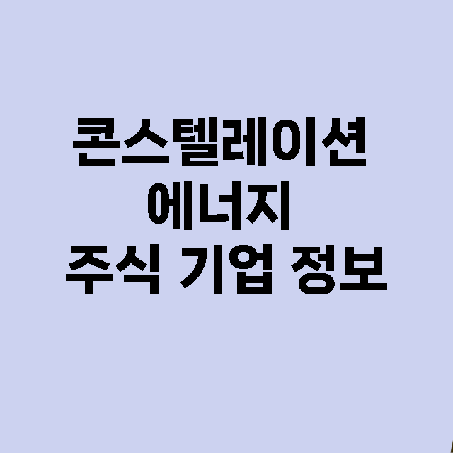 콘스텔레이션 에너지…