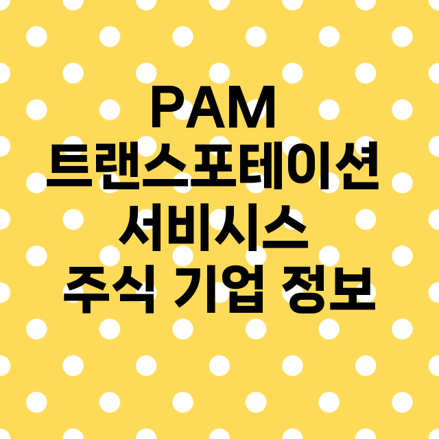 PAM 트랜스포테이…