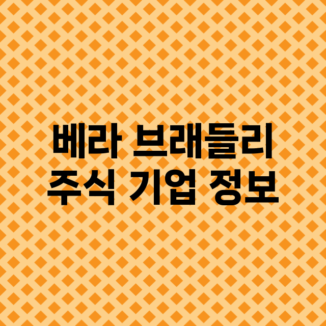 베라 브래들리 기업 총정리