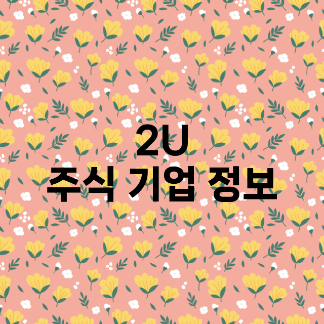 2U 기업 총정리