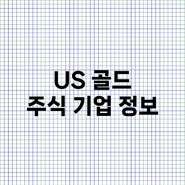 US 골드 기업 총정리