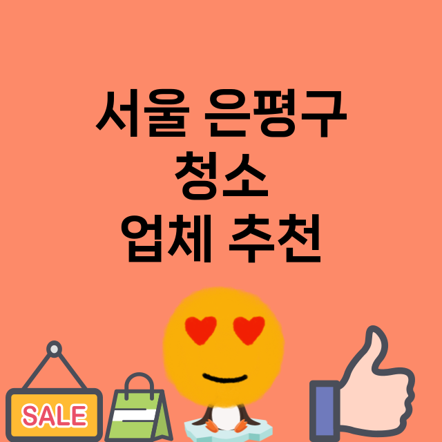 서울 은평구 청소 …