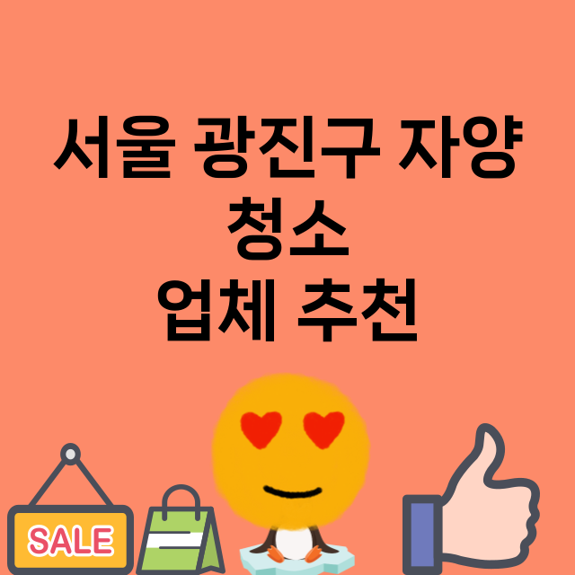 서울 광진구 자양_청소 잘하는 곳 