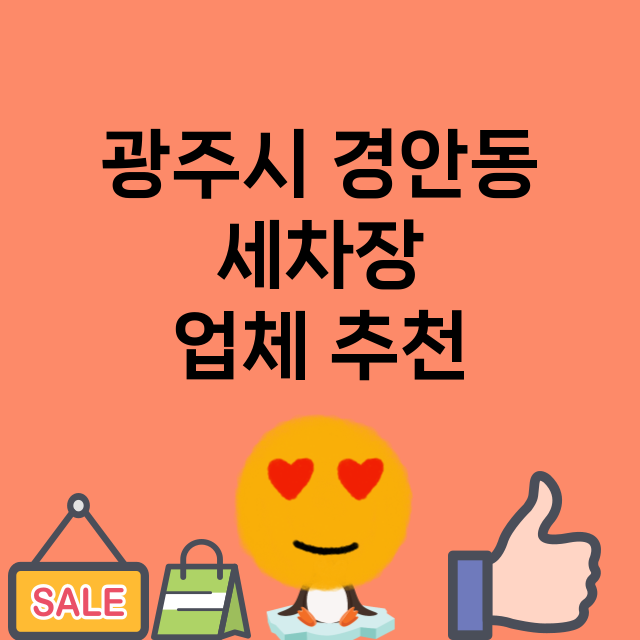 광주시 경안동 세차…